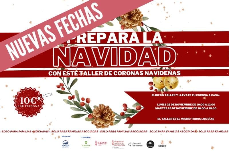 Ven a preparar la Navidad con nosotros (NUEVAS FECHAS)