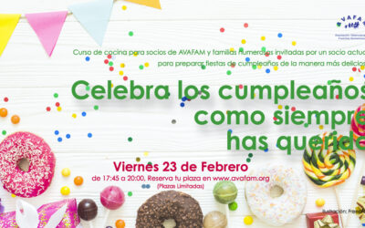 Curso de Cocina Gratuito para fiestas de cumpleaños