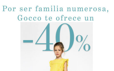 Hasta un 40% de descuento en Gocco