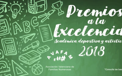 II Premios AVAFAM a la excelencia académica, deportiva y artística 2018