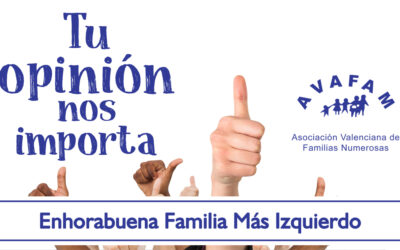 Ya tenemos familia ganadora de la encuesta de satisfacción