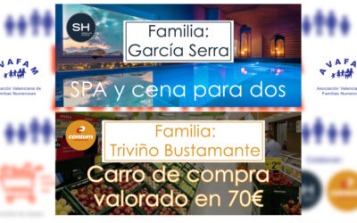 Ya tenemos ganadores de la campaña «Familia Asocia a otra Familia»