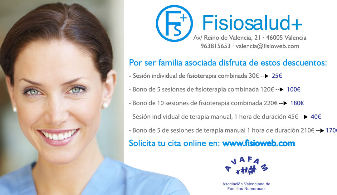 AVAFAM y FisioSalud se preocupan por tí