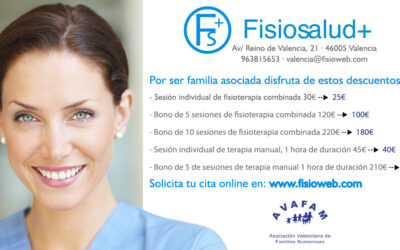 AVAFAM y FisioSalud se preocupan por tí