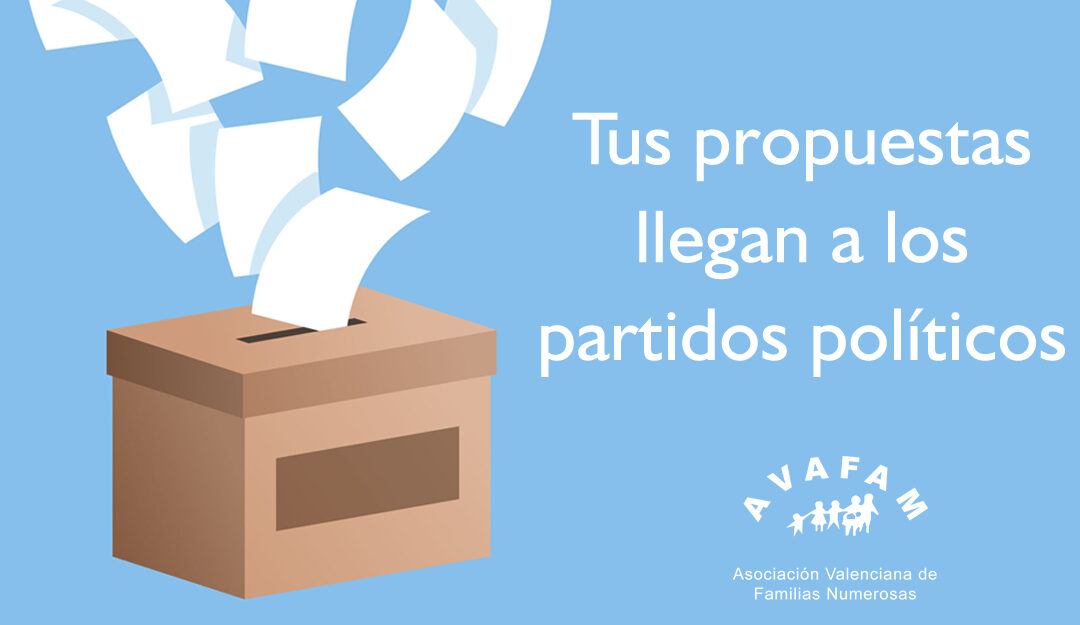 Tus propuestas llegan a los Partidos Políticos