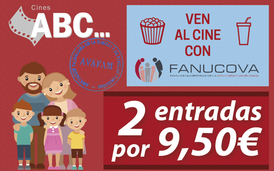 Ya están disponibles los nuevos descuentos para los Cines ABC