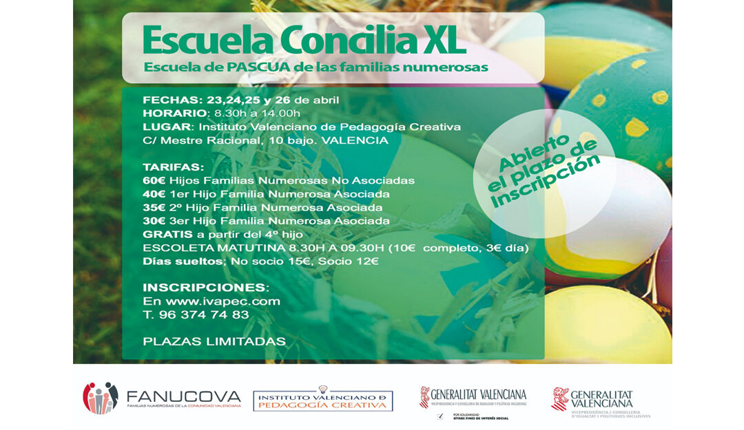 Escuela Concilia XL Pascua