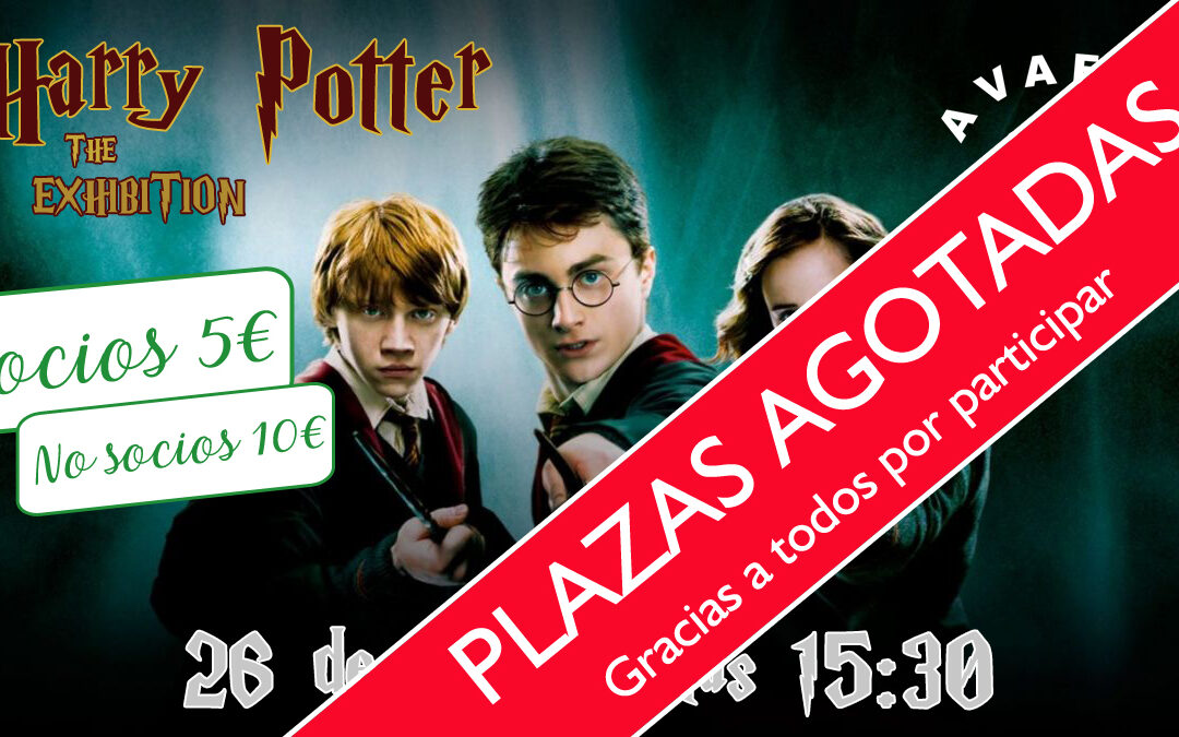 Ven con AVAFAM a disfrutar de la exposición de Harry Potter a un precio para toda la familia