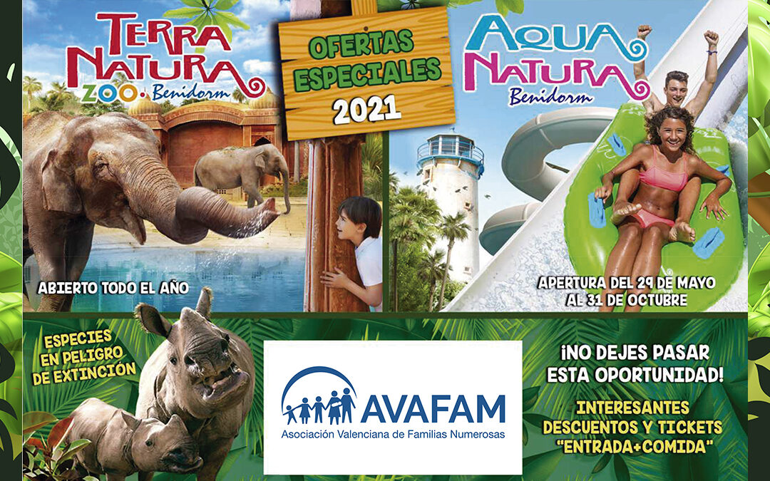 Descubre las ofertas especiales de 2021 de Terra Natura y Aqua Natura