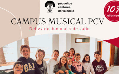 Aprofita el descompte del 10% en el Campus Musical de Xicotets Cantors