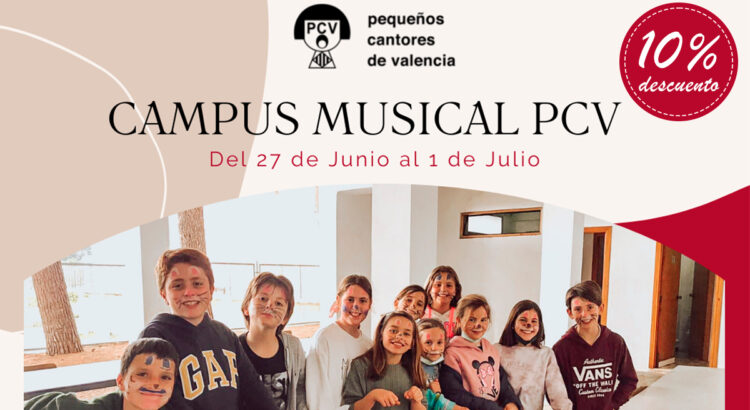 Aprofita el descompte del 10% en el Campus Musical de Xicotets Cantors