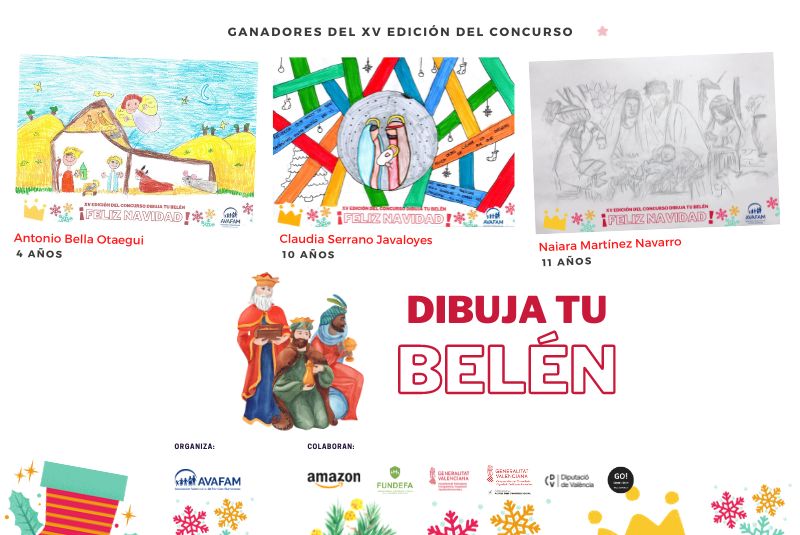 ¡¡¡Ya tenemos ganadores de la XV Edición del concurso «Dibuja tu Belén»!!!
