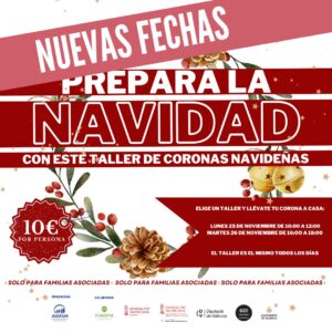 Taller de coronas de Navidad 2024