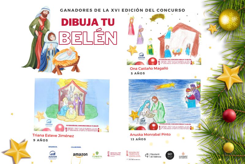 ¡¡¡Ya tenemos ganadores de la XVI Edición del concurso «Dibuja tu Belén»!!!