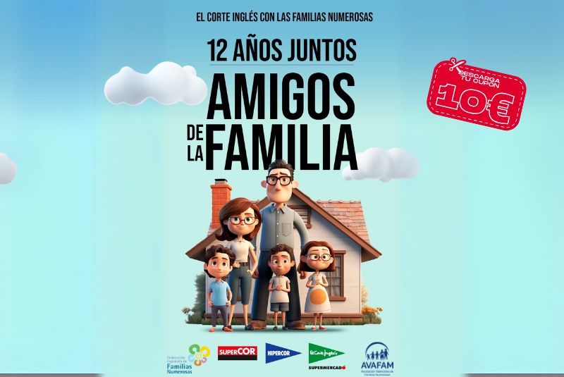 Aprovecha, cada mes, el cupón de 10€ en Supermercados de El Corte Inglés, Hipercor y Supercor