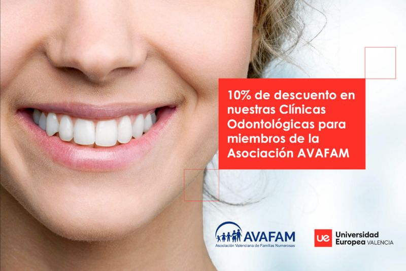 Aprovecha el descuento exclusivo en las clínicas odontológicas de la Universidad Europea de Valencia