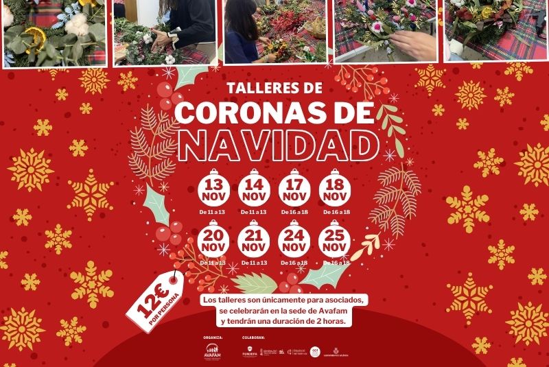 Ya están aquí los Talleres de coronas de Navidad