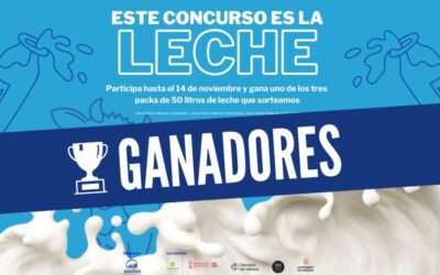 Familias ganadoras del Concurso de la Leche
