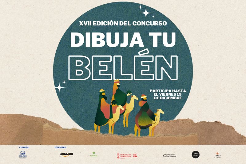 Llega la decimoséptima edición del concurso de AVAFAM “Dibuja tu Belén”. Participa hasta el viernes 19 de diciembre