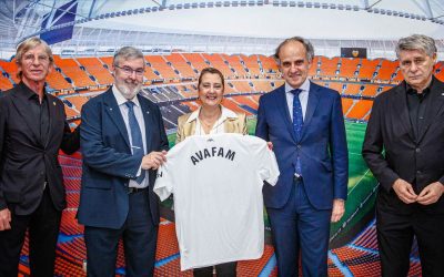 El Valencia CF visibiliza la trayectoria de AVAFAM en su 60 aniversario