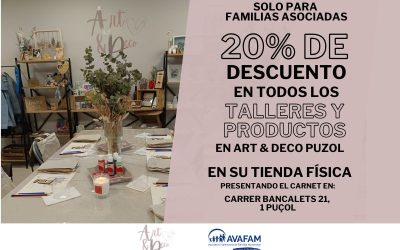Aprovecha el nuevo descuento en Art&Deco Puzol