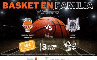 Disfruta en familia del primer partido del VLC Basket del Playoff en el Roig Arena – SOLD OUT – ENTRADAS AGOTADAS